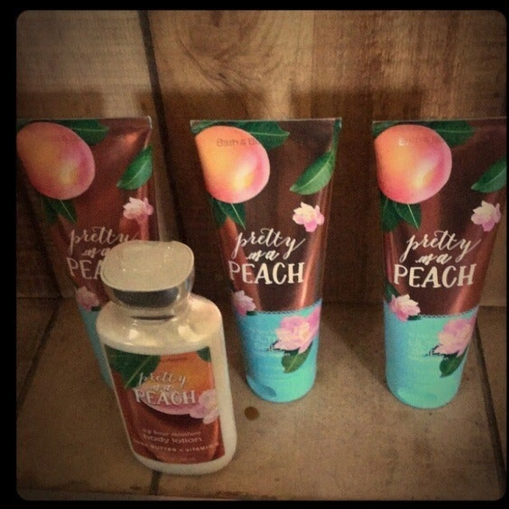 Bath and body works.  Pretty as a peach